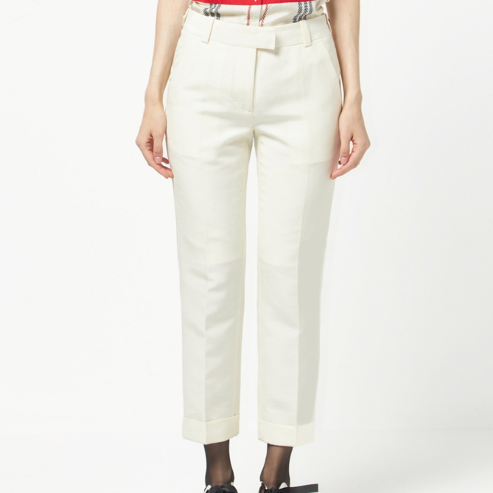 3.1 Phillip Lim White Cropped Pants